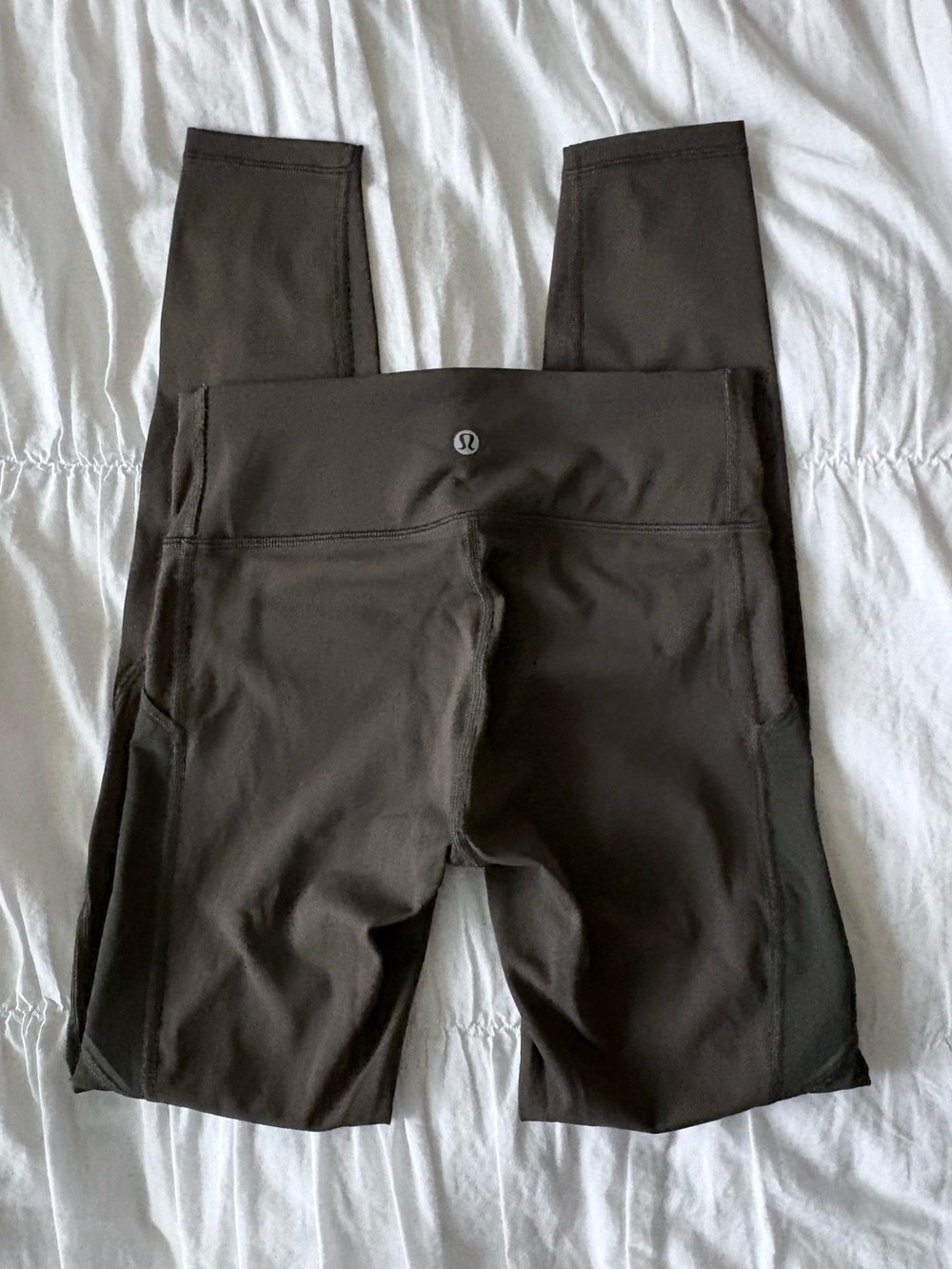 Lululemon Olive Green Mesh Leggings